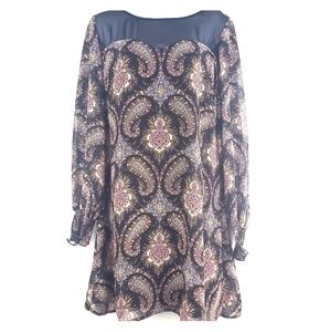 Xhilaration long sleeve polyester dress